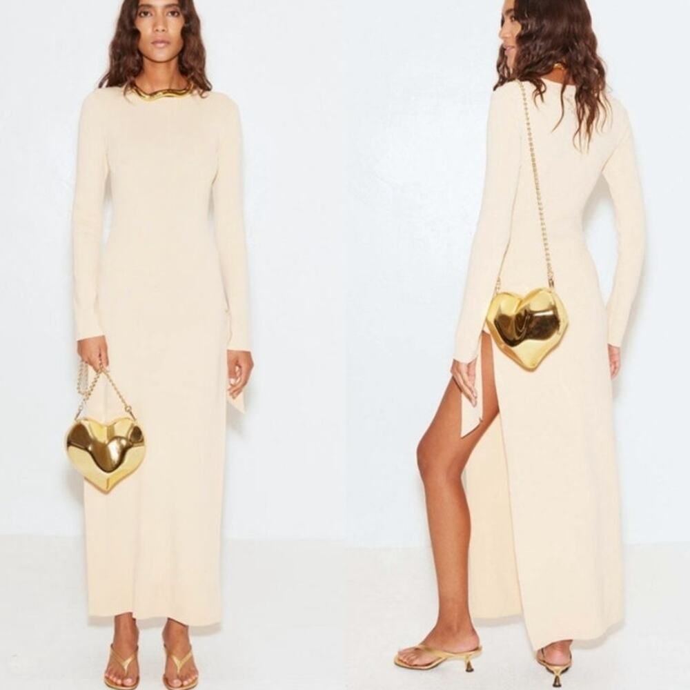 Simon Miller Junjo Knit Maxi Dress Size Large - Picture 2 of 12